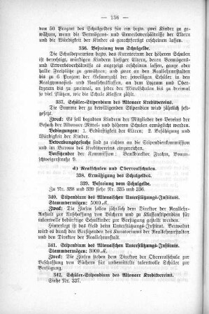 d) Realschulen und Oberrealschulen.