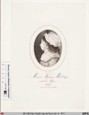 Bildnis Maria Helena Mühling, geb. Pflüger
