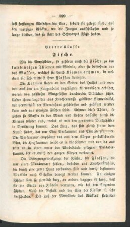 Vierte Klasse. Fische.