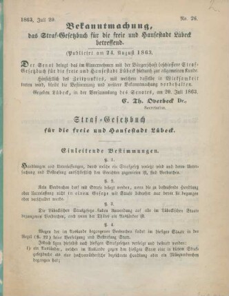 Einleitende Bestimmungen