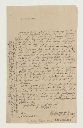 Brief von Friedrich W. Gubitz an Joseph Heller