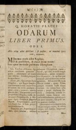 1-12, Ode I. - Ode III.