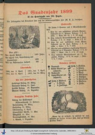Das Gnadenjahr 1899.
