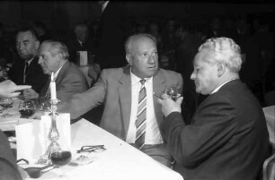 Lörrach: Hotel Hirschen; Landesregierung in Lörrach; Empfang der Landesregierung im Hotel Hirschen; Minister Veit, Hohlwegler, Grossmann