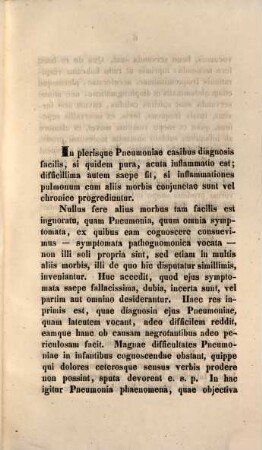 De pneumoniae diagnosi
