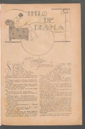 Hilo de drama : Ilustró J. C. Miraglia