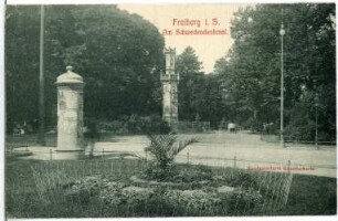 Freiberg. Am Schwedendenkmal