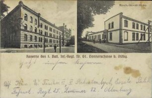 Kasernde des 1. Batl. Inf.-Regt. Nr. 91, Donnerschwee b. Oldbg.