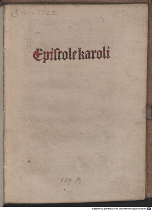 Epistole karoli