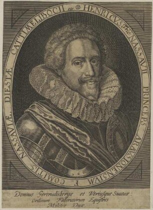 Bildnis des Henricus, Fürst von Nassau