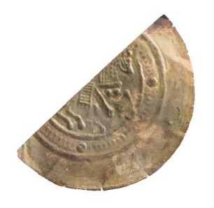 Münze, Brakteat (Hälbling), um 1210/1215