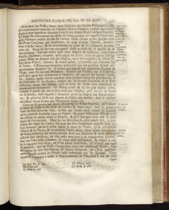 [Histoire du Régne de Carus.]