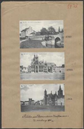 Dixmude - Grand Place. (Vor dem Krieg 1914/1915)