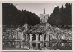 Kassel, Schloßpark Wilhelmshöhe, Herkules und Kaskaden
