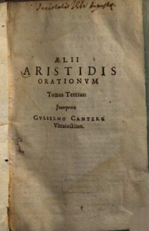 Orationum tomi tres, 3
