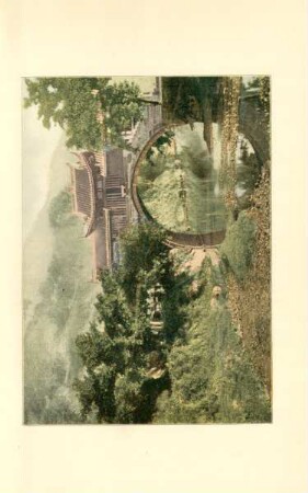 Old arched bridge in Western China on the border of Thibet