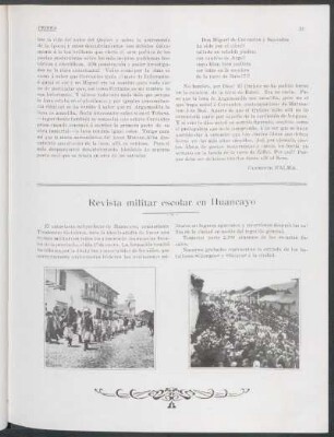 Revista militar escolar en Huancayo