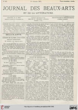 Nr. 20 (31 Octobre 1881)