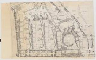 GeWoBAG-Siedlung Südpark, Berlin-Spandau: Lageplan/Pflanzplan 1:200