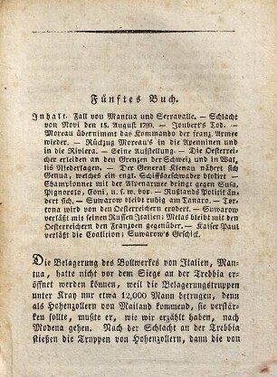 Der Feldzug der Franzosen gegen die Verbündeten in Italien in den Jahren 1798 und 1799, 3