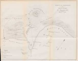 Schets van Pamangkat en plan d'attaque 12e september, 1850