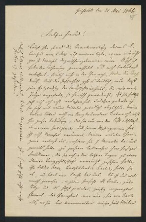48r-49v, Brief: Greifswald den 21. Mai 1866