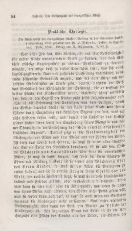 54-56 Praktische Theologie