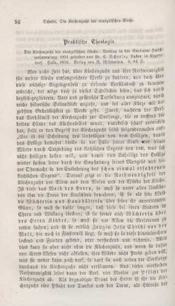 54-56 Praktische Theologie