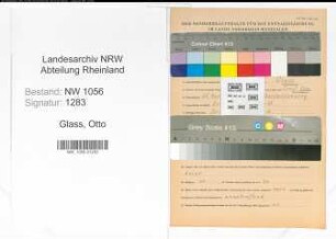 Entnazifizierung Otto Glass , geb. 25.04.1909 (Musiker)