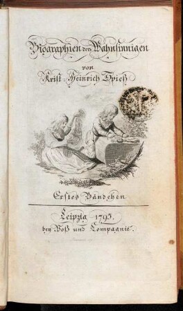 Bändchen 1: Biographien der Wahnsinnigen. Erstes Bändchen