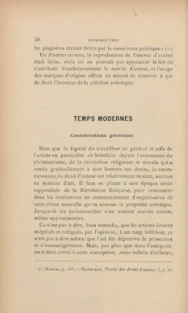 Temps modernes
