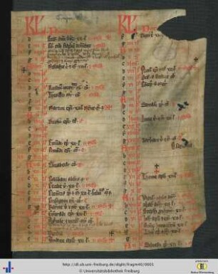 Missale Cisterciense, Fragment