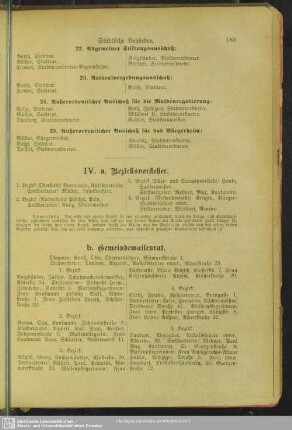 IV. Bezirksvorsteher / Gemeindewaisenrat