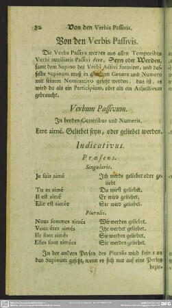 Von den Verbis passivis