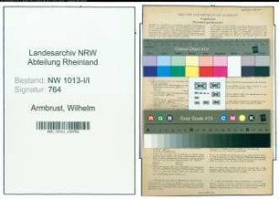 Entnazifizierung Wilhelm Armbrust , geb. 21.07.1901 (Rottenarbeiter)