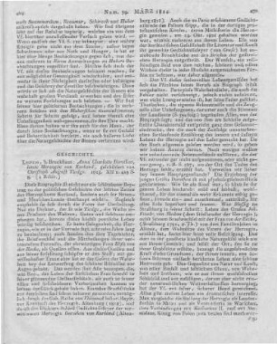 Tiedge, C. A.: Anna Charlotte Dorothea, letzte Herzogin von Kurland. Leipzig: Brockhaus 1823