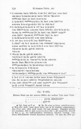 163. Der König (bezw. der Hof) von Ägypten an _ _ _ _ (B 1885)