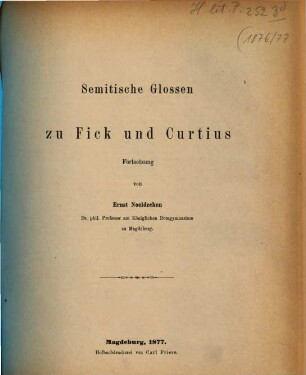 Bericht über das Königl. Dom-Gymnasium zu Magdeburg : von ... Ostern bis Ostern .... 1876/77