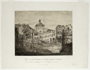 Hof des Heidelberger Schlosses