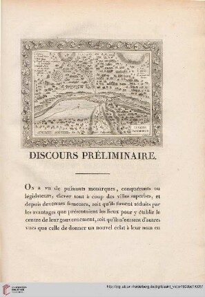 Discours préliminaire