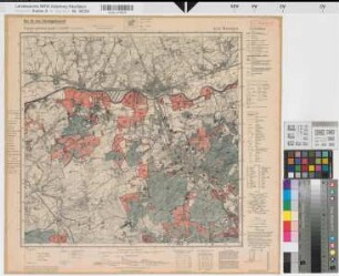 Katasteramt Iserlohn Land  Kreis Iserlohn, Meßtischblatt Menden 4512