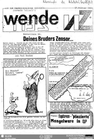 1988,17.Feb.: Wendezeit