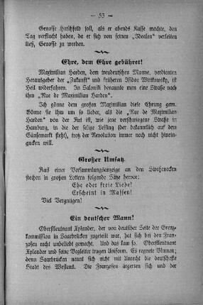 Großer Umsatz.