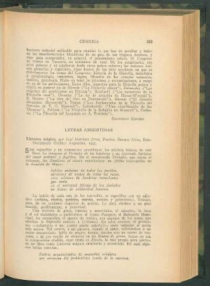 Letras argentinas