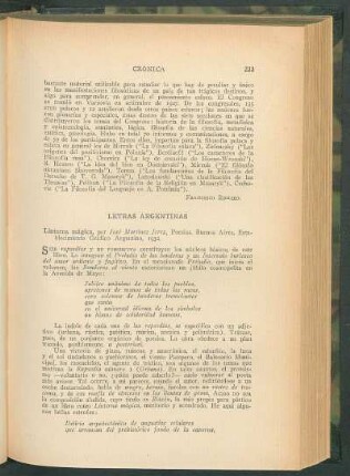 Letras argentinas