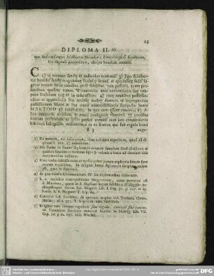 Diploma II. quo Archiepiscopus Adelbertus Monasterio Ettersburgensi facultatem, sibi digendi praepositum, aliaque beneficia contulit