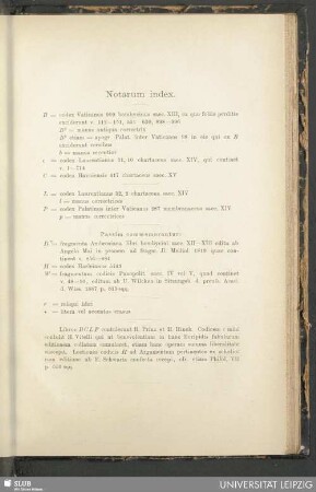 Notarum index
