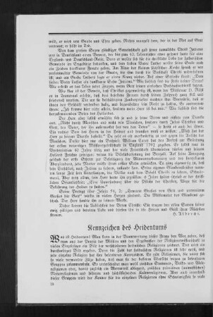 Kennzeichen des Heidentums