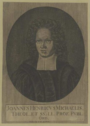 Bildnis des Johann Heinrich Michaelis