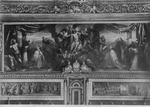 Votivbild der Dogen Pietro Lando (1539-1545) und Marcantonio Trevisan (1553-1554)